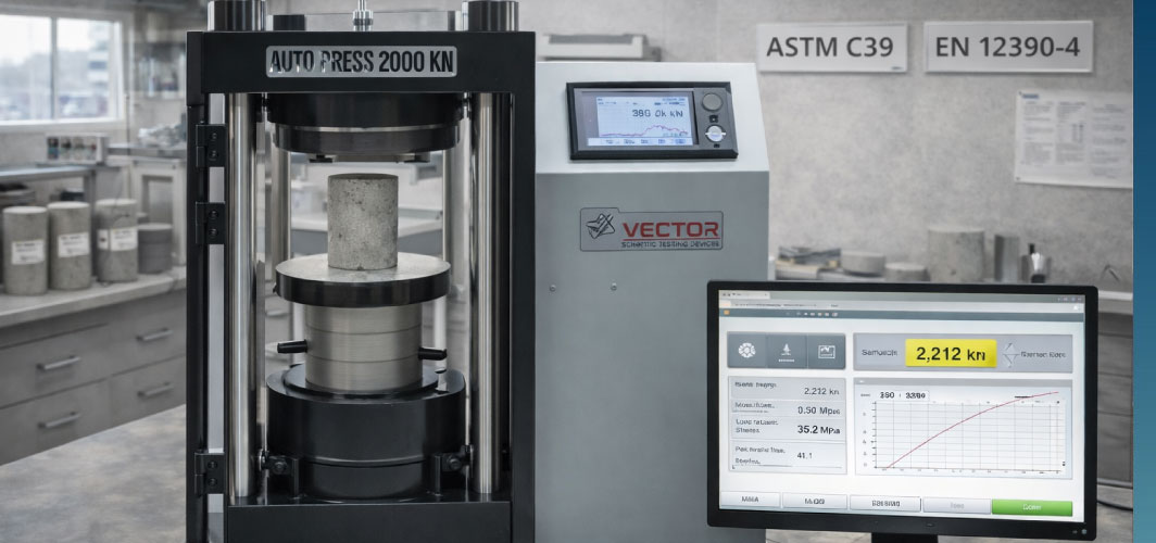 Prensa de Compresión para Hormigón (1500 - 3000 kN)